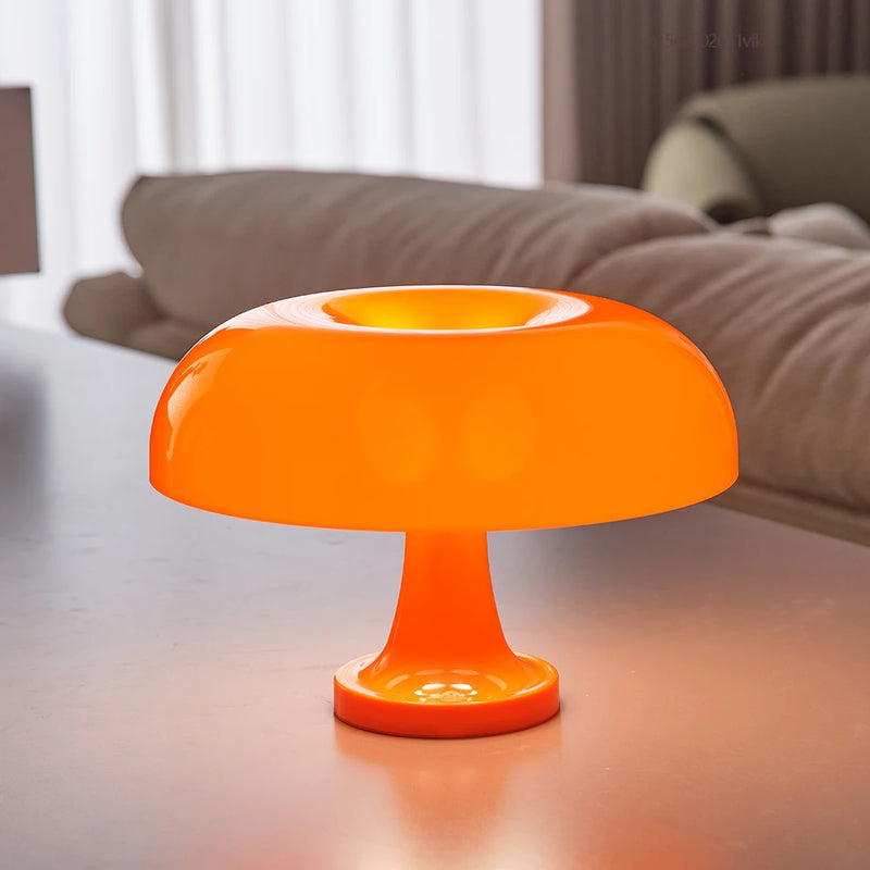 Luminária Cogumelo Estilo Bauhaus - 3 cores de luz